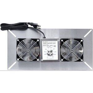220 CFM Air-Out Stainless Steel Vent Fan, Dual Fans Dehumidistat & Thermostat
